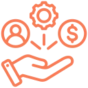 Resource allocation icon